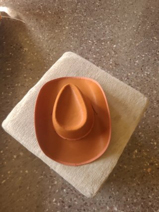 Sombrero Cowboy Marrón Naranja