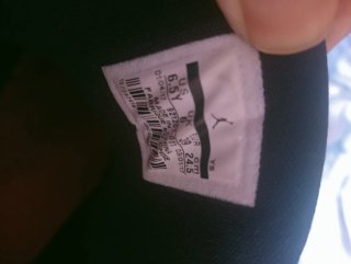 Zapatillas Jordan Talla 39 Negras y Blancas