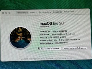 MacBook Air i5 2013 Argento