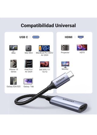 Adaptador USB C a HDMI 4K 60Hz UGREEN