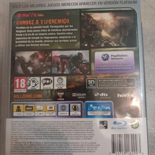 Lote Killzone 2 y 3 PS3 Platinum