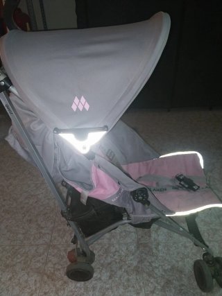 Cochecito Maclaren Quest Gris y Rosa
