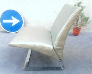 Sillón de diseño VINTAGE PLATEADO