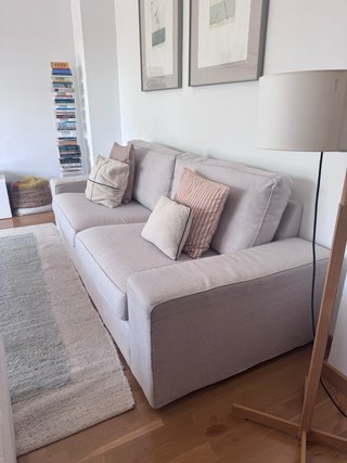 Sofá Kivik Ikea 3 plazas beige