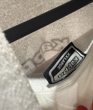 Felpa Kappa Omini Banda Bianco