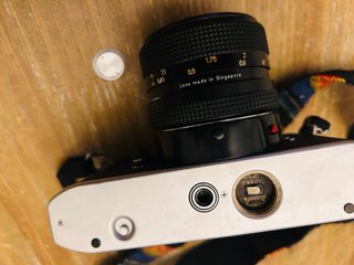 Rolleiflex SL35 con funda de cuero