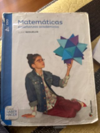 Matemáticas enseñanzas académicas: 4o ESO