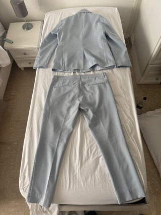 Completo elegante azzurro
