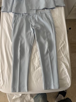 Completo elegante azzurro