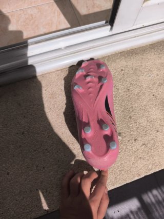 Botas de fútbol Nike Air Zoom rosas