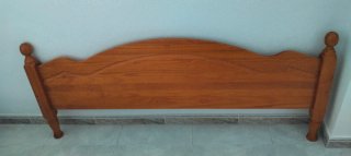 Cabezal de pino macizo para cama de 1,50