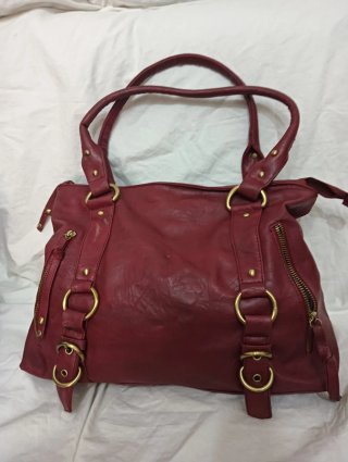 Bolso Louis Vuitton Cuero Marrón y Dorado