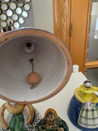 Set di 4 campane in ceramica