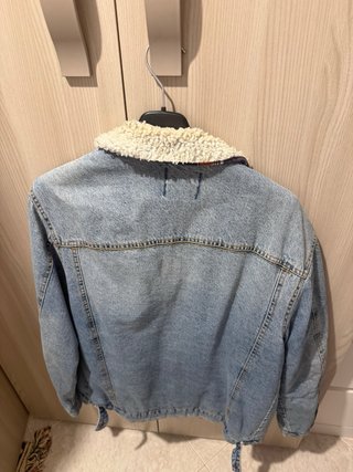 Giubbotto denim Bershka invernale taglia S