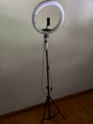 Lámpara Aro LED Trípode