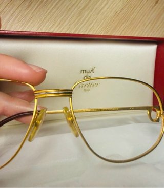 Occhiali Cartier Vintage Oro full set