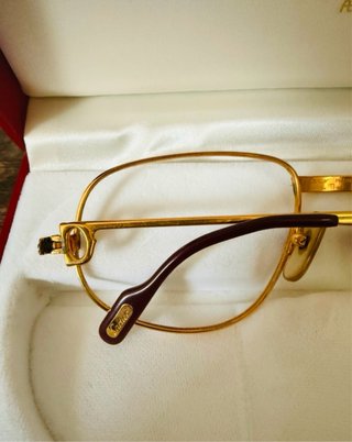 Occhiali Cartier Vintage Oro full set