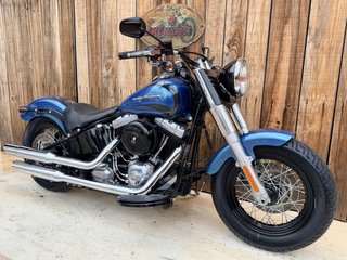 Harley Davidson Softail Slim Azul