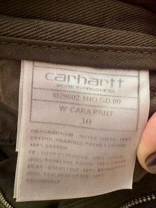 Pantalón Carhartt Mujer Verde Oliva