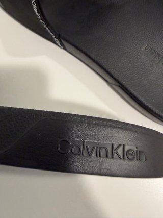 Chanclas Calvin Klein Negras Originales