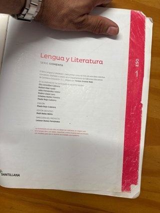Lengua y literatura 1 ESO