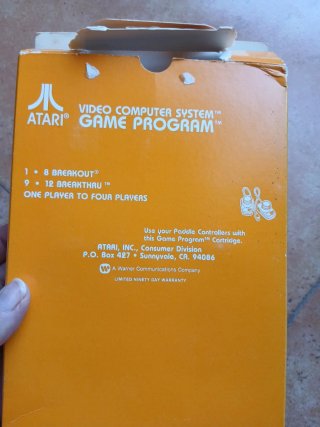 Breakout Atari CX2622 Juego Video Consola