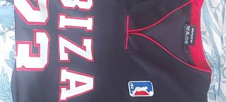Canotta Basket Ibiza 23 XL Nero/Rosso