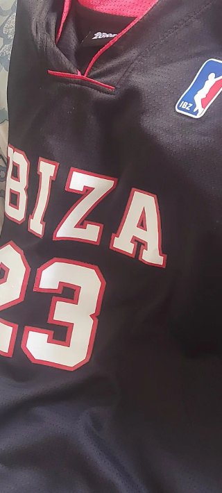 Canotta Basket Ibiza 23 XL Nero/Rosso