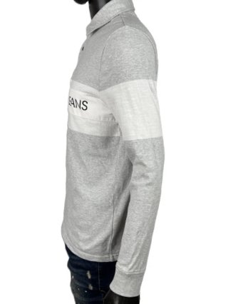Calvin Klein Jeans Felpa Polo Uomo S Cotone Grigia