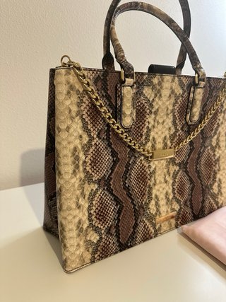 Borsa ALDO nuova effetto pitone