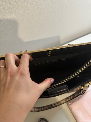 Borsa ALDO nuova effetto pitone