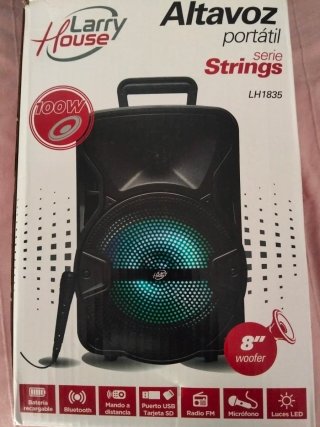 Altavoz Portátil con micrófono para Karaoke