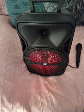 Altavoz Portátil con micrófono para Karaoke