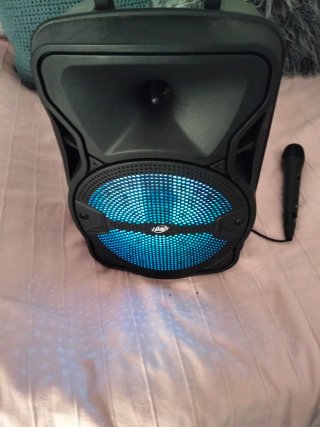 Altavoz Portátil con micrófono para Karaoke