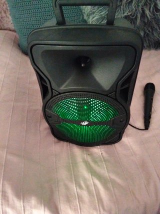 Altavoz Portátil con micrófono para Karaoke