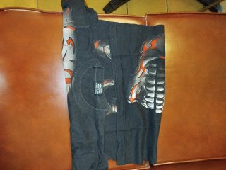 Camiseta Rock Hombre Eagle Negra Roja