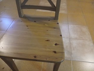 Silla de madera Ikea