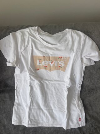 Camiseta Levi's Blanca Niña Talla M