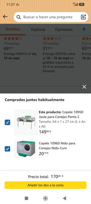Jaula para conejos COPELE
