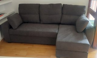 Sofá Cama Chaise Longue 3 Plazas Casi Nuevo
