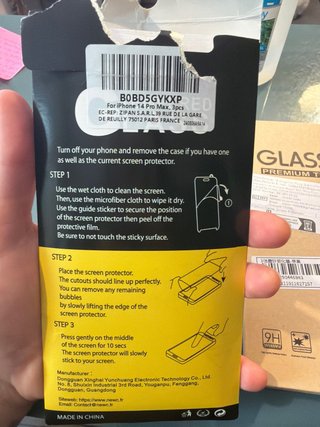 6 Vetri temperati premium per iPhone 14 Pro Max