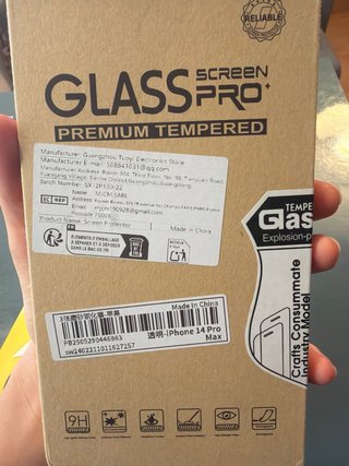 6 Vetri temperati premium per iPhone 14 Pro Max