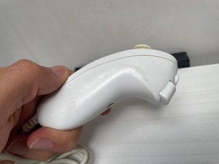 Nintendo Wii Nunchuk Controller Bianco Originale