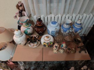 Lote de objetos de decoración y menaje