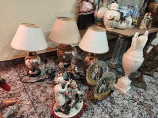 Lote de objetos de decoración y menaje