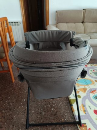 Capazo Inglesina + Soporte + Colchón + 2 Fundas