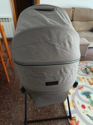 Capazo Inglesina + Soporte + Colchón + 2 Fundas