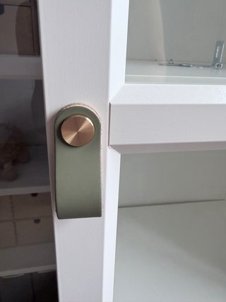 Vitrina BILLY / OXBERG Blanca Cristal
