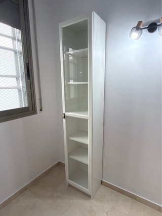 Vitrina BILLY / OXBERG Blanca Cristal