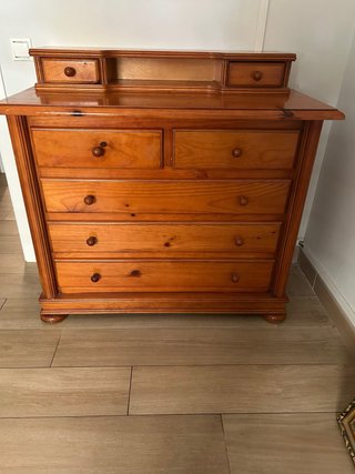 Mueble taquillon de madera con joyero